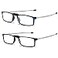 MMOWW Folding Reading Glasses Compact Portable Readers Blue Light Blocking For Men Women Computer Glasses 2 Pack in Case 10