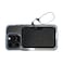 Always With ThinOptics Readers with Magsafe Compatible Case Armless OnNose Reading Glasses Slim Case Attaches to Phone PU Black 10x