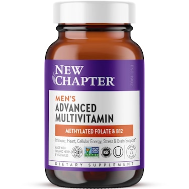 New Chapter Mens Advanced Multivitamin Formula 120 Count