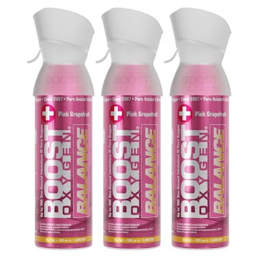 Boost Oxygen Medium Balance Pink Grapefruit 5L Canister 3 Pack