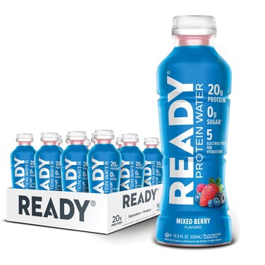 Ready Clear Protein Water Mixed Berry 20g Whey Protein Isolate 12 Pack