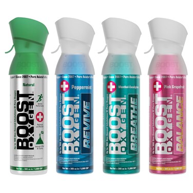Boost Oxygen Medium Variety Collection 4 Pack