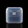 Accmor Pacifier Container 2 Pacifier Holder Case for Travel BPA Free Transparent