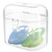 Accmor Pacifier Container 2 Pacifier Holder Case for Travel BPA Free Transparent