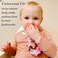 babygoal Fruit Pacifier Clips 6 Pack Binky Paci Holder Leashes Fits for Most Baby Pacifiers and Binkies