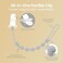 Eascrozn Baby Pacifier Clip 6 Pack Silicone Pacifier Holder BPA Free