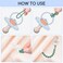 MINMUNJIU Silicone Pacifier Clip Holder 4 Pack