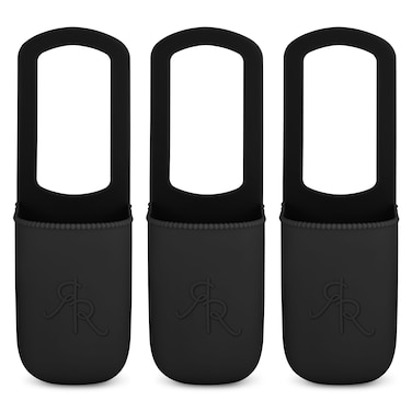 RyanRyan Rose Cutie Holder Universal Stroller Cup Holder Black 3 Pack