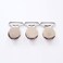 Sutoyuen 1 Pacifier Suspender Clips Pacifier Clips with Plastic Teeth Insert to Protect Fabric Perfect for Crafts Making Pacifier HoldersBibDummy Holder Clip Silver 10pcs