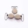 Sutoyuen 1 Pacifier Suspender Clips Pacifier Clips with Plastic Teeth Insert to Protect Fabric Perfect for Crafts Making Pacifier HoldersBibDummy Holder Clip Silver 10pcs