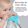 BIGSPINACH Baby Video Game Controller Teether Toy Funny Baby Teething Toys for Babies Gamer ControllerBlue