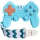 BIGSPINACH Baby Video Game Controller Teether Toy Funny Baby Teething Toys for Babies Gamer ControllerBlue