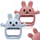 CAHILON 2 Pack Baby Teething Toys 36 612 Month Soft Silicone Teether Mitten