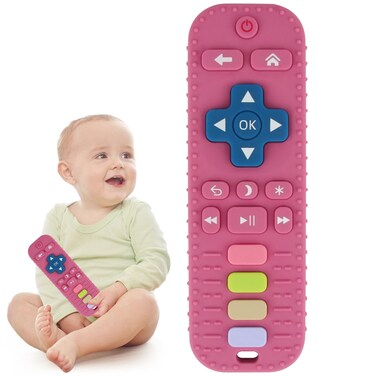 Chuya Baby Teether Toy for Babies 324 Months TV Remote Control Shape