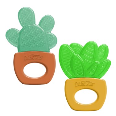 Dr. Brown's Dr Browns Aqua Cool WaterFilled Teether Green Cactus 2Pack
