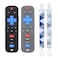 Eascrozn 2 Pack Silicone Baby Teething Toys Remote Control Shape