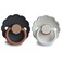 FRIGG Daisy Natural Rubber Baby Pacifier Made in Denmark BPAFree AuroraBright White 618 Months 2Pack