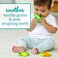 Infantino Lil Nibbles Textured Silicone Teether Carrot Corn Pea Pod