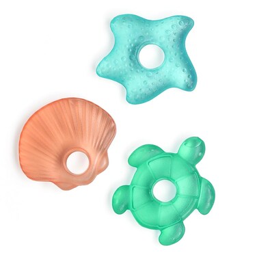 Itzy Ritzy WaterFilled Teethers for Teething Relief Set of 3 Seaside
