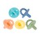 Nuby Silicone Softees Pacifier Teether 5 Pack