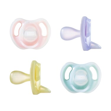Tommee Tippee UltraLight Pacifier 618 Months Silicone Pack of 4