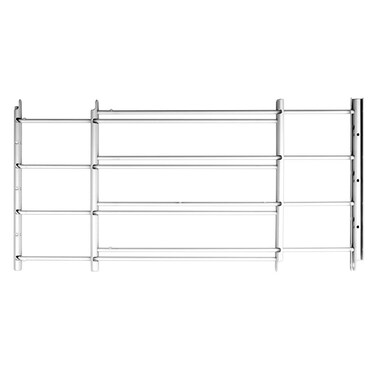 KnapeJohn Sterling 4Bar Basic Fixed Window Guard14x1424 Inches White