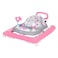 Smart Steps Trend Plus 2in1 Activity Walker with Deluxe Removable Toys WalkBehind Bar Adjustable Height and Flat Fold Frame for Storage Ages 6 Months Orbits Pink