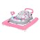 Smart Steps Trend Plus 2in1 Activity Walker with Deluxe Removable Toys WalkBehind Bar Adjustable Height and Flat Fold Frame for Storage Ages 6 Months Orbits Pink