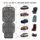 SMART ELF 2 Pack Car Seat Protector 600D Fabric Waterproof Dark Gray