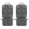 SMART ELF 2 Pack Car Seat Protector 600D Fabric Waterproof Dark Gray