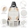 SMART ELF 2 Pack Car Seat Protector600D Fabric Waterproof Beige Brown