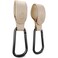 Baby Uma Vegan Leather Stroller Hooks for Bags 2 Pack Adjustable 11 lb