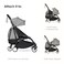 Babyzen YOYO Bag Grey Provides Additional Sturdy Storage on the YOYO2 Stroller Includes Wheel Base Hooks