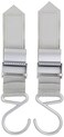 BUGGYGEAR Boutique Stroller Hooks Platinum 2 Count