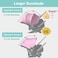 Colukii Stroller Accessories Replacement Canopy Compatible with Doona and Doona i Car Seats Strollers Larger Sunshade Durable Fabric Pink
