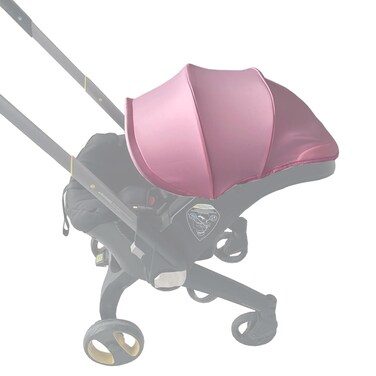 Colukii Stroller Accessories Replacement Canopy Compatible with Doona and Doona i Car Seats Strollers Larger Sunshade Durable Fabric Pink