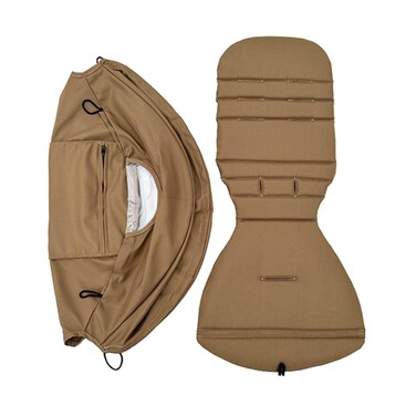 Feliliber Canopy and Seat Cushion for All YOYO Models Strollers Coffee