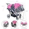 GALAOMA Weather Shield Double Stroller Rain Cover Twin Tandem Universal Size