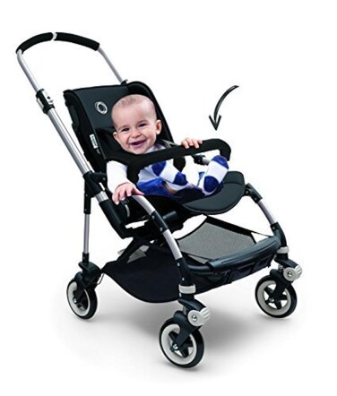 Neutral Bar That Fits the Bugaboo Bee Bee Plus Bee 3 Bee 5 Front Facing Only As Seen in Photo