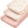 Konssy 3 Pack Stretchy Changing Pad Covers 32x16 Changing Table Sheets