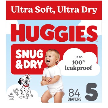 Huggies Snug Dry Diapers Size 5 84 Count