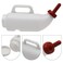 MODUODUO Calves Nursing Bottle with a Replacement Nipple 211 Quart Horizontal Calf Milk Feeding Bottle Horizontal