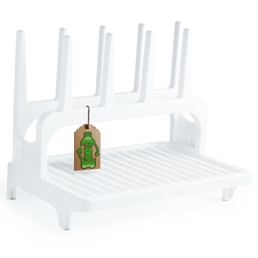 PopYum White Space Saving Drying Rack from 100 Recycled Bottles
