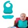 Abiie Ruby Wrapp Waterproof Silicone Bibs for Babies Toddlers