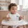 Comfy Cubs Muslin Bibs for Babies Pack of 4 White