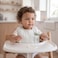 Comfy Cubs Muslin Bibs for Babies Pack of 4 White