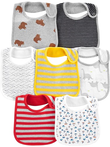 Simple Joys by Carters Baby Boys 7Pack Teething Bibs