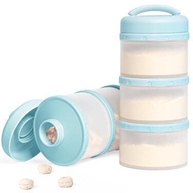 Termichy Stackable Formula Dispenser Portable Milk Powder Container to go