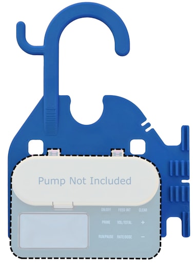 HelperKat Pump Caddy for Infinity Pump Blue