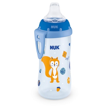 NUK Active Cup 10 Oz 1Pack 1 Pack Blue Squirrel
